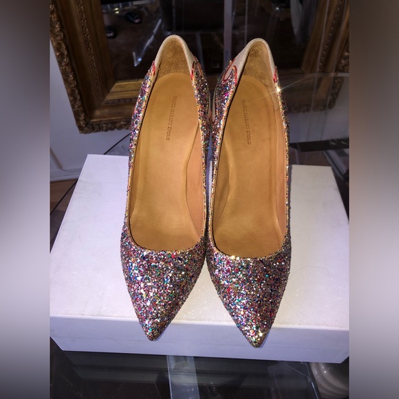 Isabel marant etoile glitter cholita pointy toe heels size 39 MK - Picture 2 of 11